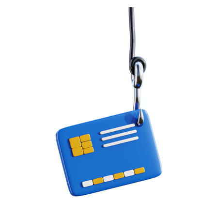 Phishing par carte  3D Icon