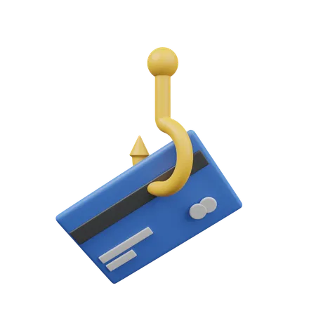 Phishing par carte  3D Icon