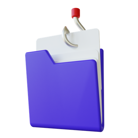 Phishing de cyberdonnées  3D Icon