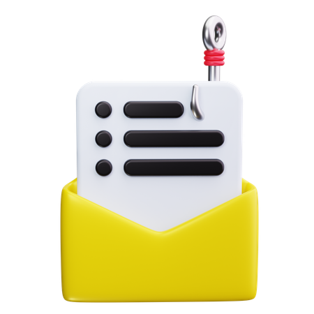 Phishing-E-Mail  3D Icon