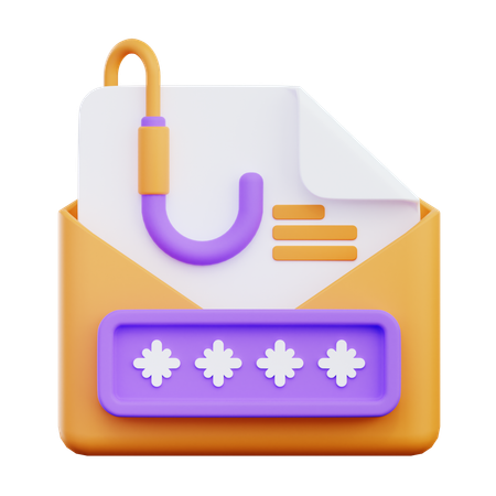 Phishing Mail  3D Icon