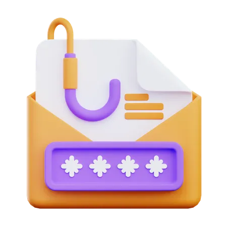 Phishing Mail  3D Icon