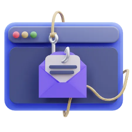 Phishing-Web  3D Icon