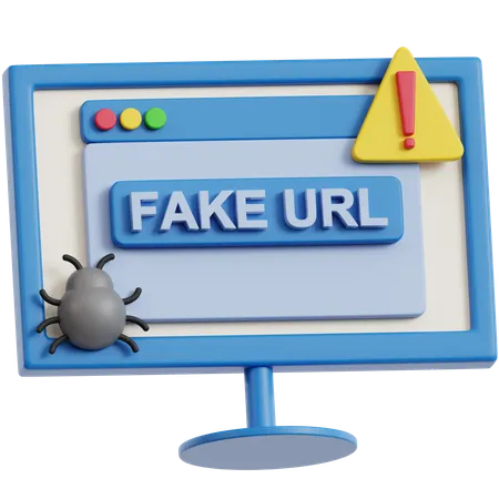 Phishing Web Monitor  3D Icon