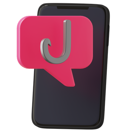 Phising Chat  3D Icon
