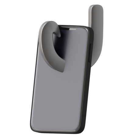 Phising Phone  3D Icon