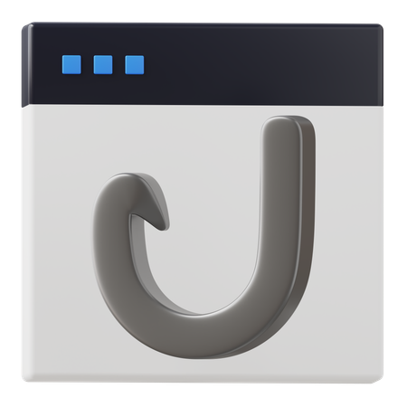 Phising Web  3D Icon