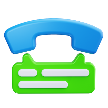 Phone  3D Icon