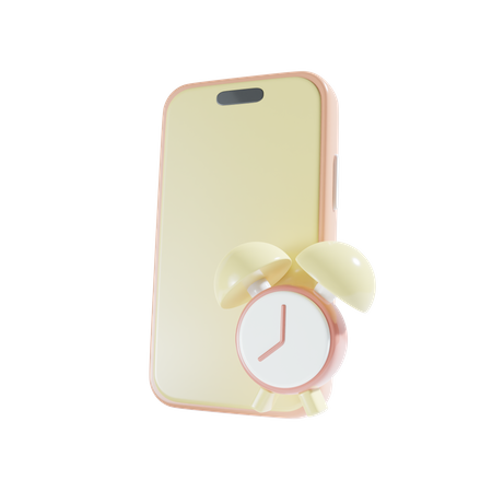 Phone Alarm  3D Icon