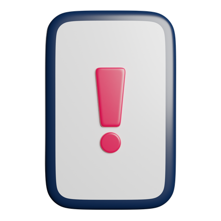 Phone Alert  3D Icon