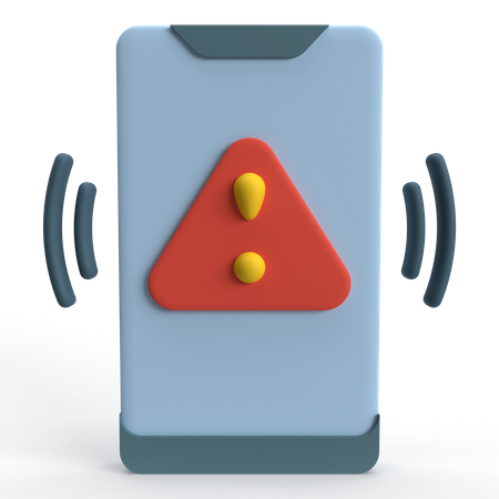 Phone Alert  3D Icon