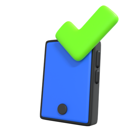 Phone Approval  3D Icon