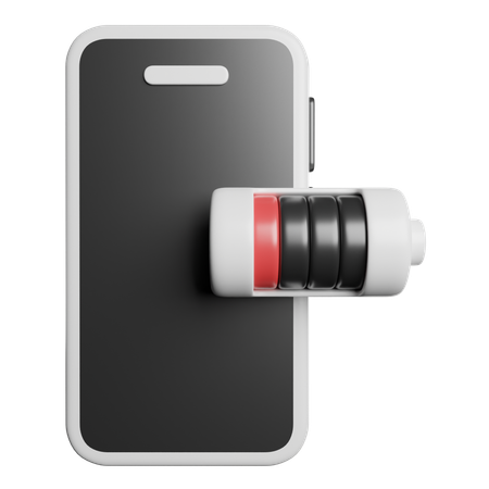 Phone Battery  3D Icon