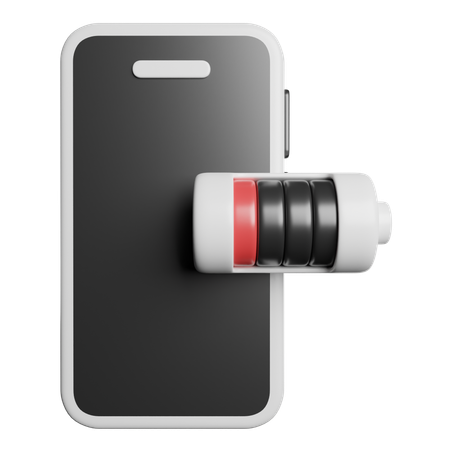 Phone Battery  3D Icon