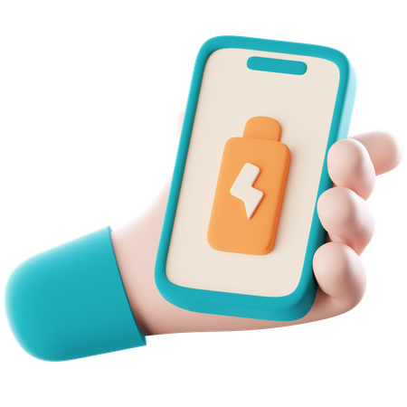 Phone Battery  3D Icon