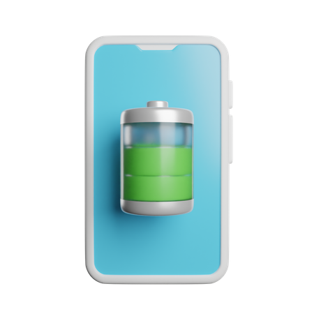 Phone Battery  3D Icon