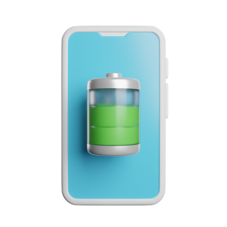 Phone Battery  3D Icon