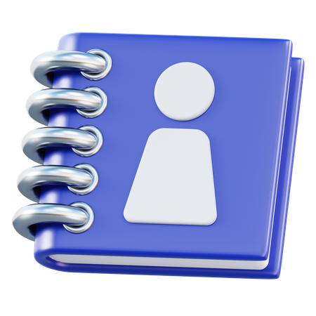 Phone Book  3D Icon