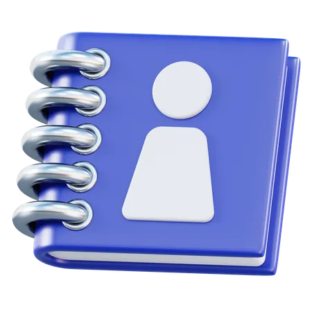 Phone Book  3D Icon