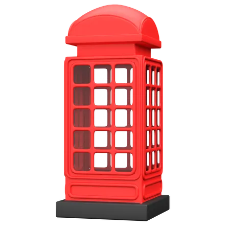 Phone Booth  3D Icon