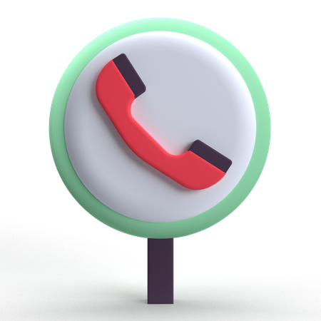 Phone Booth  3D Icon