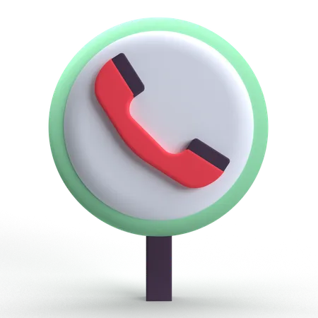 Phone Booth  3D Icon