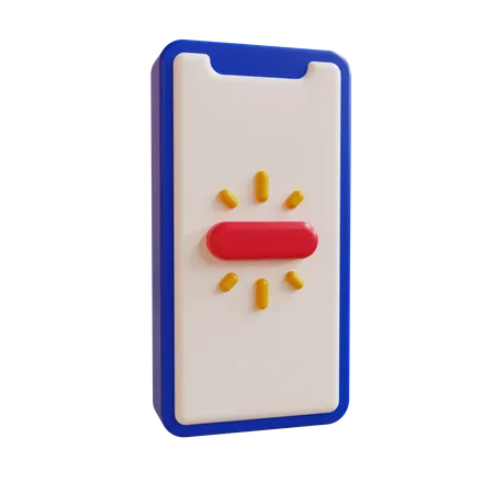 Phone Button  3D Icon