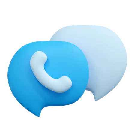 Phone Call Illustration 3D Icon