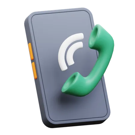 電話  3D Icon