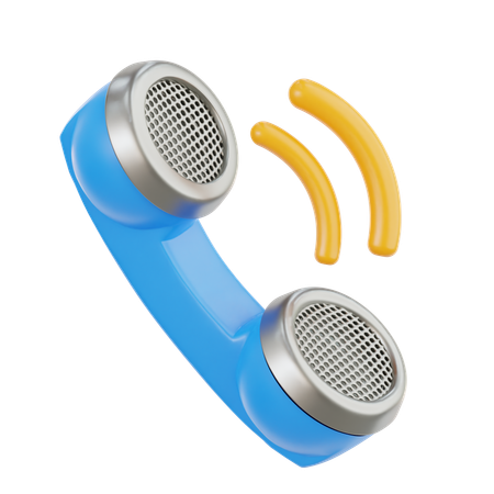 전화  3D Icon