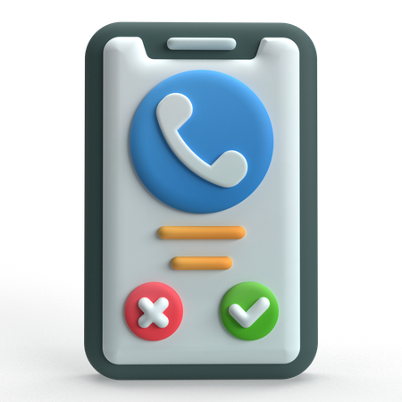 Phone Call  3D Icon