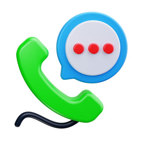 Phone Call  3D Icon