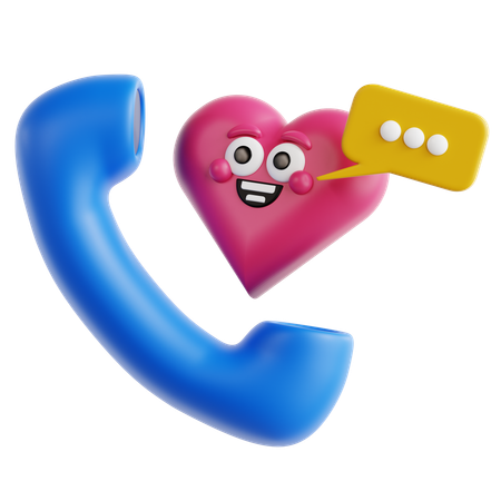 Phone Call  3D Icon