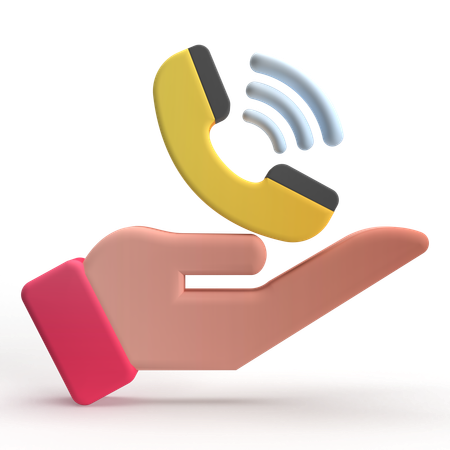 Phone Call  3D Icon