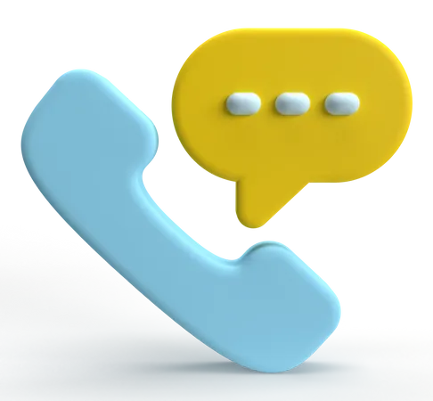 Phone Call  3D Icon