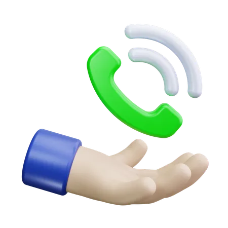 Phone Call  3D Icon