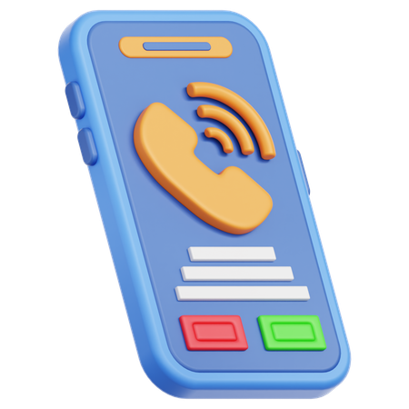Phone Call  3D Icon