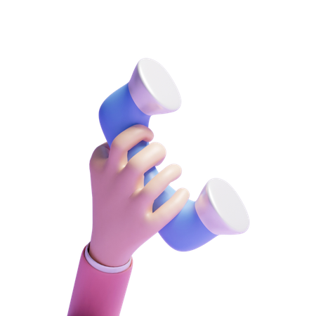 Phone Call  3D Icon