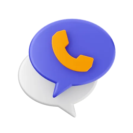 Phone Call  3D Icon