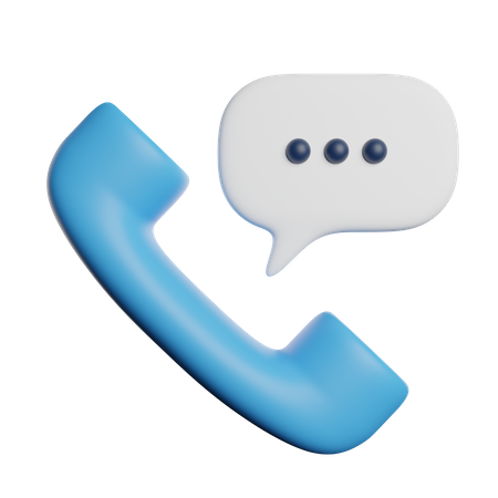 Phone Call  3D Icon