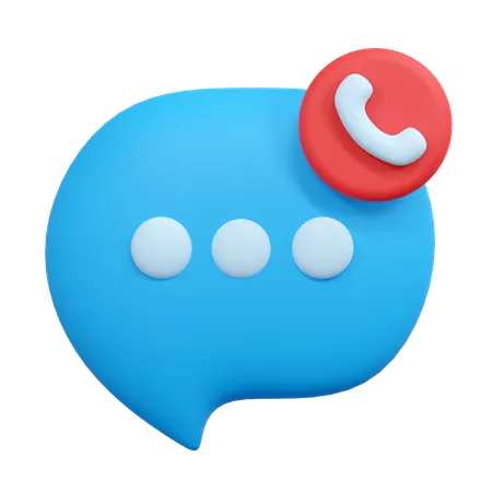 Phone call  3D Icon