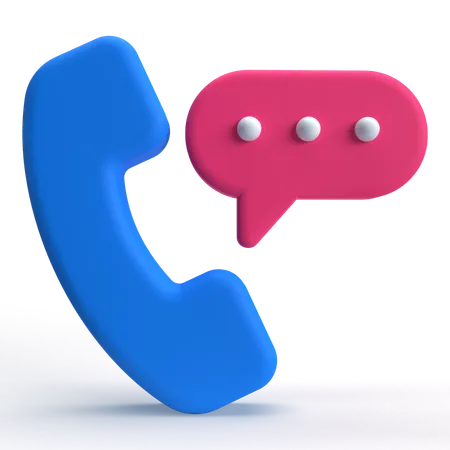 Phone Call  3D Icon