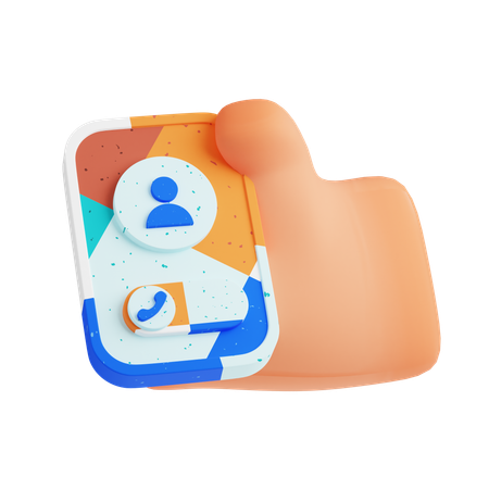 Phone call  3D Icon