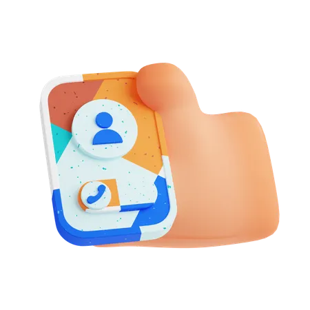 Phone call  3D Icon