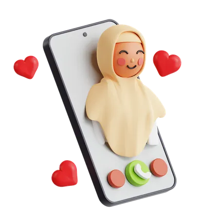 Phone Call  3D Icon