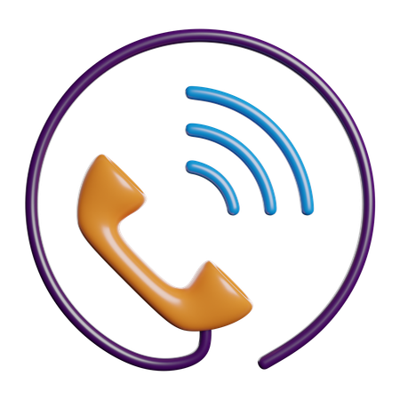 Phone Call  3D Icon