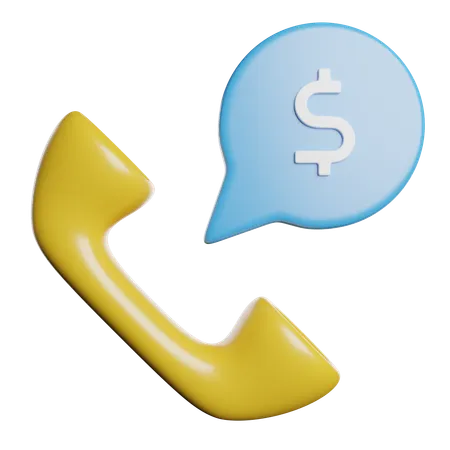 Phone Call  3D Icon