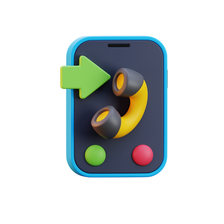 Phone Call  3D Icon