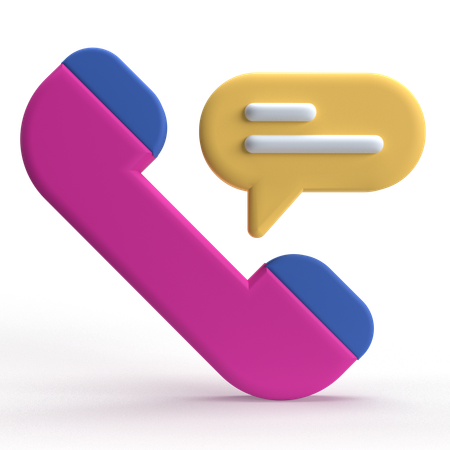 Phone Call  3D Icon