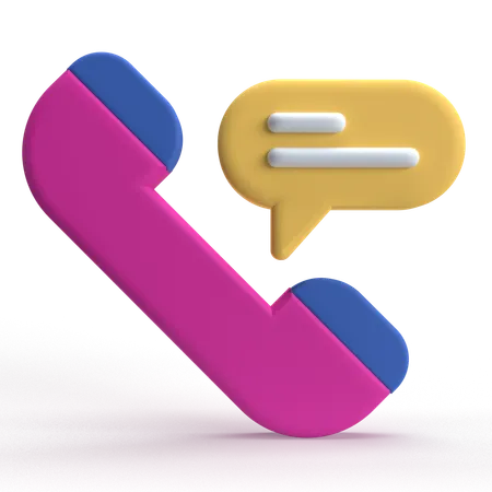 Phone Call  3D Icon